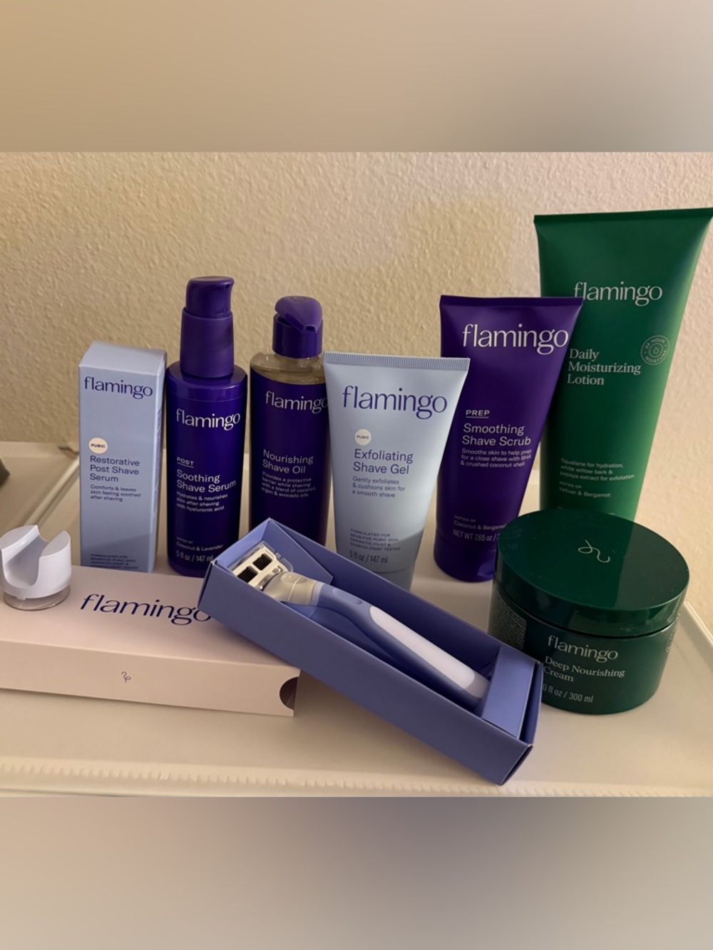 Flamingo Shave & Skincare Bundle
- 9 Items, NWT & Sealed